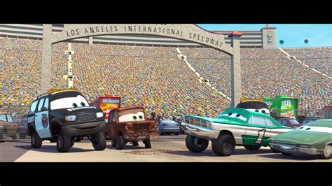 Disney Pixar Cars LA Tie Break Mario Andretti Knows My Name Movie