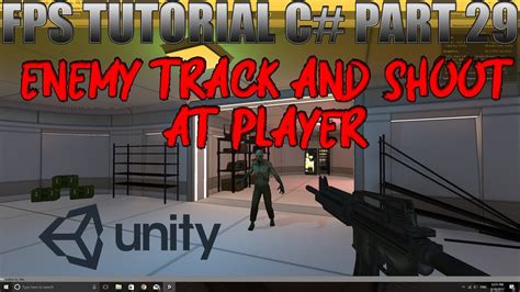 Unity FPS Tutorial 29 Enemy Shoot Projectile YouTube