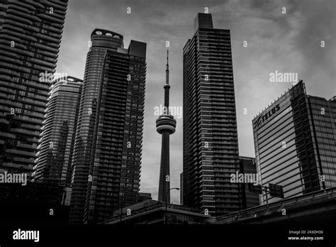 CN Tower in Downtown Toronto Stock Photo - Alamy