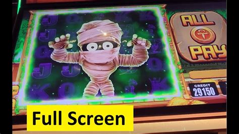 Full Screen For The Win Mo Mummy Slot Aristocrat Game Youtube