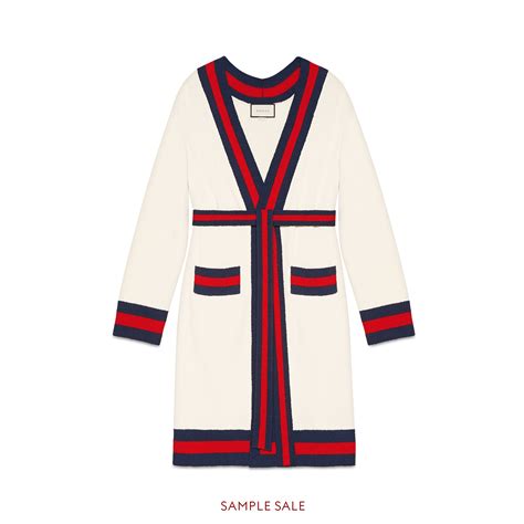 Embroidered Oversize Cardigan Gucci Womens Sweaters And Cardigans