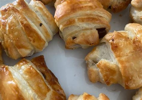 Mini Croissant De Choco Sin Azúcar Receta De Los Pastelitos De Paula Cookpad