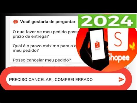 Como Cancelar Uma Compra Na Shopee 2024 YouTube