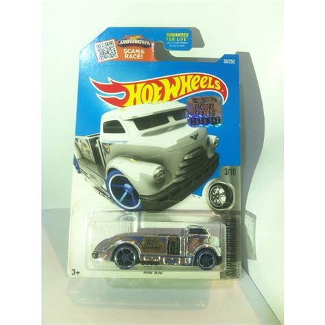 Hot Wheels 2016 Super Chromes Mini Collection 3 Mig Rig Treasure Hunts FS By MATTEL