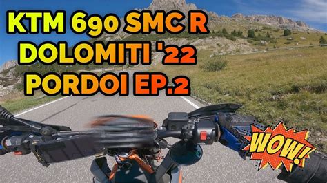 KTM 690 SMC R DOLOMITI 22 PASSO PORDOI FULL LEOVINCE RAW SOUND