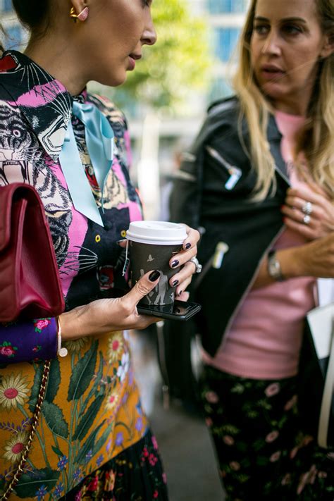 Street Style At Paris Fashion Week Womens Springsummer 2018 Photos