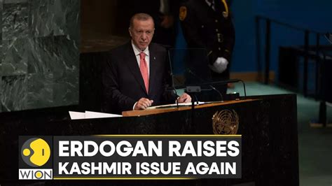 India And Pakistan Have Not Established Peace Turkish Prez Erdogan