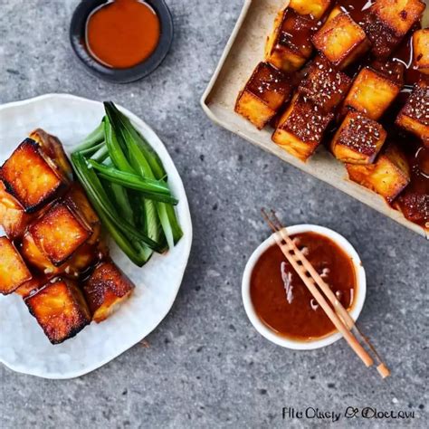 Tofu Bbq Au Miel Croustillant