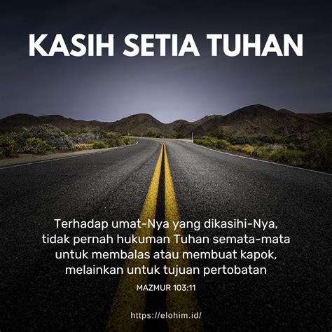 KASIH SETIA TUHAN – Elohim Ministry