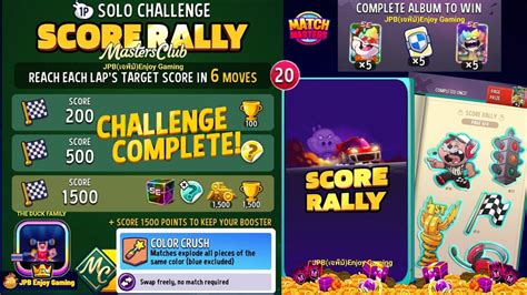 Mc Solo Challenge Score Rally Move Color Crush Any Move Score