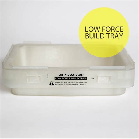 Low Force Asiga Max Build Tray L Unishape