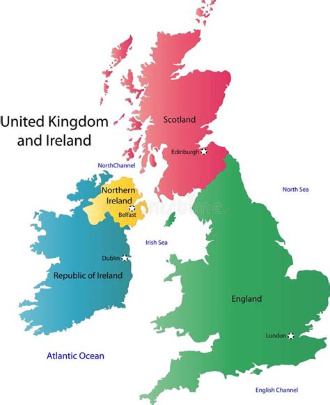 Printable Map Of UK And Ireland