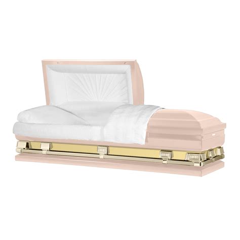 Only $1,999 - Titan Reflections Series Pink Steel Oversize Casket with ...