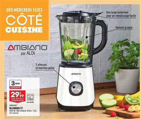 Promo Blender Ambiano Chez ALDI