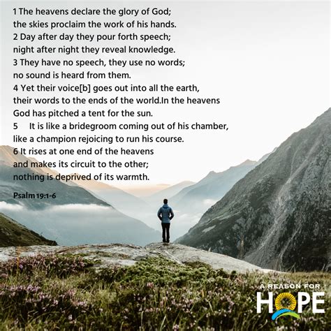 Psalm 19:1-6 — A Reason for Hope with Don Patterson