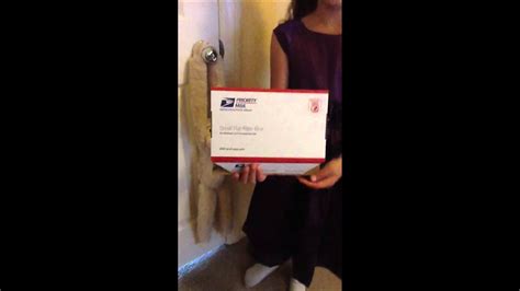 Small Flat Rate Box Usps Priority Mail Youtube