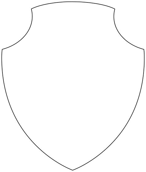 Shape of Shield | Free Printable Papercraft Templates