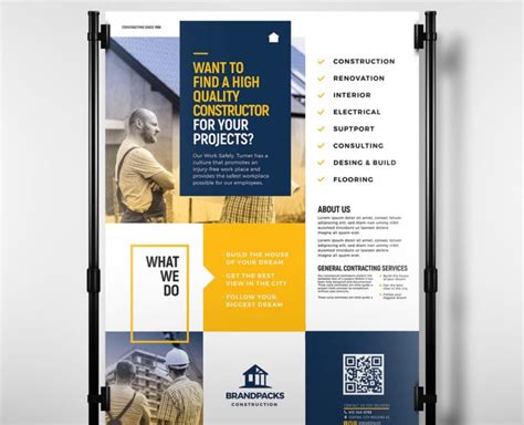 Construction Company Poster Template In Psd Ai And Vector Brandpacks