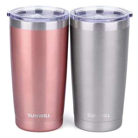 Sunwill Coffee Mug Set Of Insulated Tumbler With Lid Oz