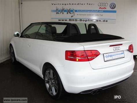 2009 Audi A3 Cabriolet 1 8 Tfsi S Line Aluminum 18 Xenon Car Photo And Specs