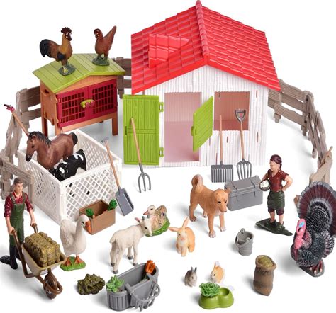 59 PCs Plastic Farm Toys Playset with Toy Barn and Nepal | Ubuy