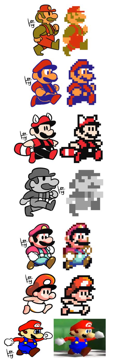 Super mario land 2 and super mario world sprites comparison - hetybeat