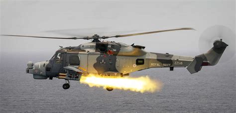 Royal Navy Wildcat Fires The First Operational Martlet Missile Navy