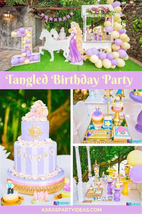 Tangled Birthday Party Kara S Party Ideas Rapunzel Birthday Party Tangled Birthday Tangled