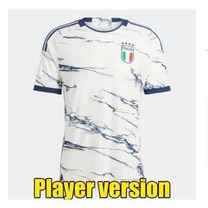 Italia Fans Player Bonucci Soccer Jersey Jorginho Insigne Verratti