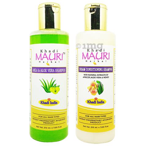 Khadi Mauri Herbal Combo Pack Of Amla Aloe Vera Conditioning Cream