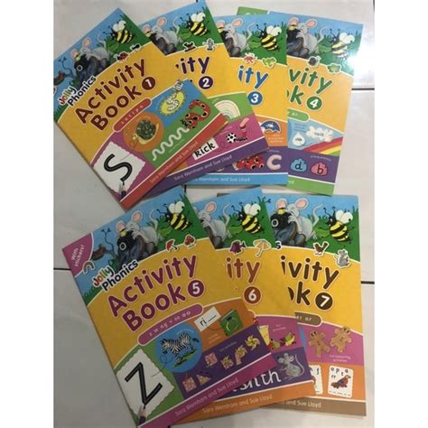 Jolly Phonics Activity Books 1 7 Shopee Malaysia