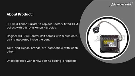 PPT Denso 031100 0561 Xenon Ballast PowerPoint Presentation Free