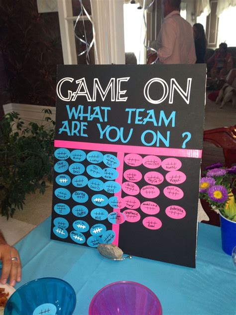 Our Gender Reveal Party Gender Reveal Party Games Baby Gender