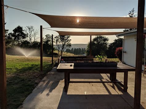 Our Patio Makeover | Installing Shade Sails - My Happy Simple Living