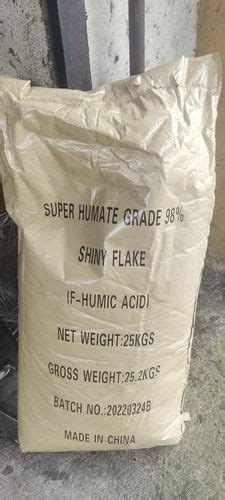 Powder Super Potassium Humate Shiny Flakes 98 Bag 25 Kg At Rs 90kg