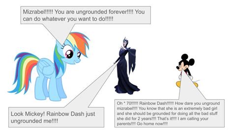 Rainbow Dash Gets Grounded 3 By Ben10andmixelsjeremy On Deviantart