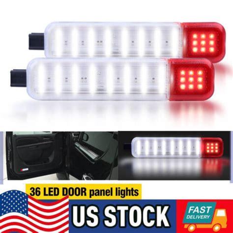 Pair Led Door Courtesy Lights For Chevy C K Silverado Tahoe