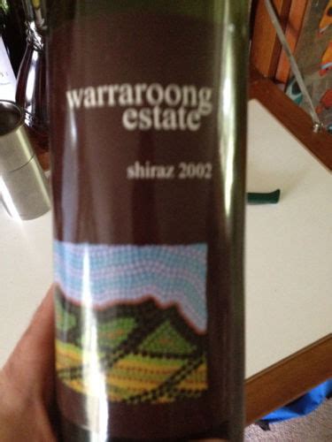 Warraroong Estate Shiraz Vivino US