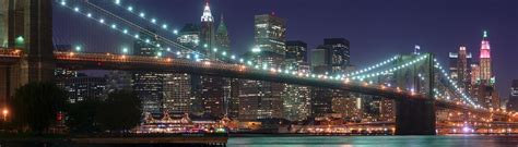 Pont de Brooklyn de Nuit • Images • WallpaperFusion by Binary Fortress ...