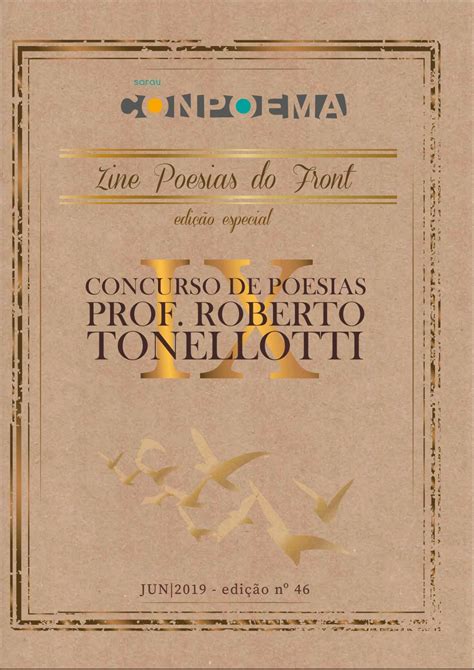 Zine Poesias Do Front Ix Concurso De Poesias Prof Roberto Tonellotti