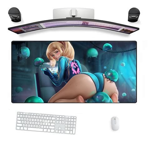 Big Gaming Xxl Mouse Pad Desk Mat Mousepad Ass Kawaii Girl Anime Manga