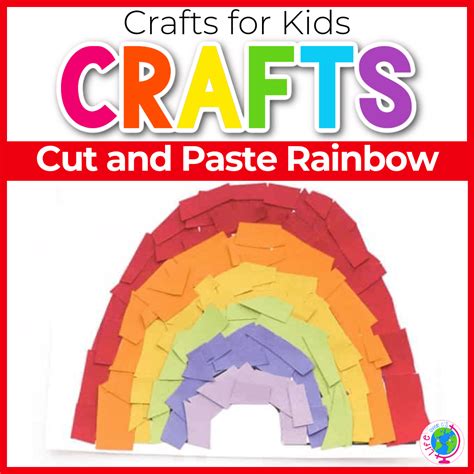 Fun Rainbow Cut and Paste Craft for Kids