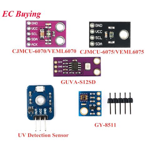 Uv Detection Sensor Module Veml Veml Uva Uvb S Sd Gy