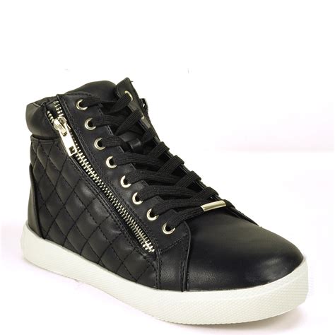 Steve Madden Hi Top Sneaker In Black Lyst