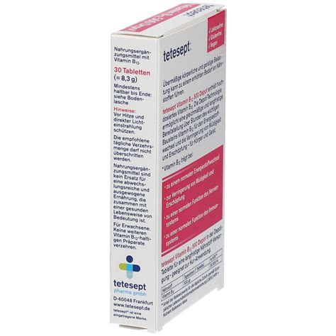 Tetesept Vitamin B Depot Filmtabletten St Shop Apotheke