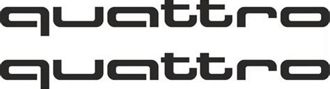 Zen Graphics Audi Quattro Decals Stickers