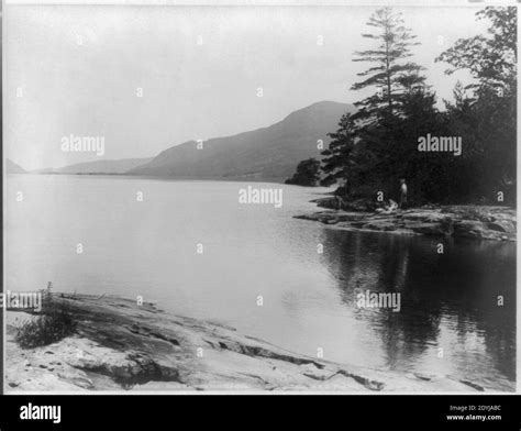 Lake George Black Mountain From The Southwest Stock Photo Alamy