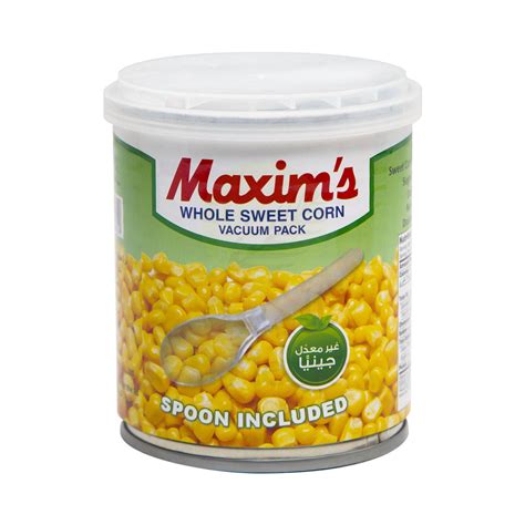 Al Meera Consumer Goods Qpsc Canned Foods Maxims Sweet Corn 180g