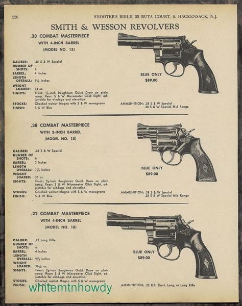 Pin On Smith Wesson Revolvers