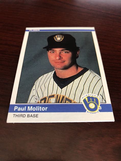 1984 Fleer 207 Paul Molitor For Sale Online EBay